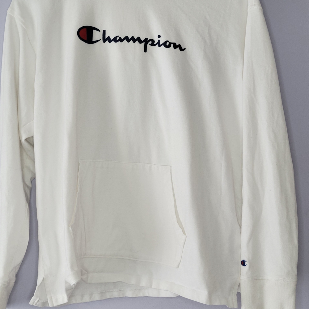 Champion White Hoodie